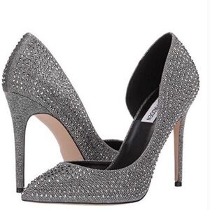 Steve Madden Silver Heels